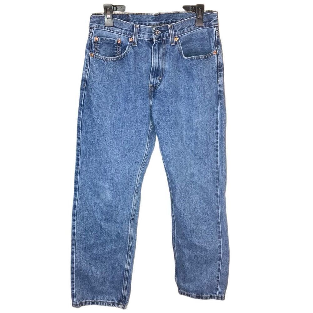 Levi’s men’s 505 medium wash denim jeans 32/29 #757